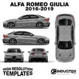 Alfa Romeo Giulia Quadrifoglio 2016-2019 - Full Car template