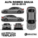 Alfa Romeo Giulia Quadrifoglio 2016-2019 - Full Car template