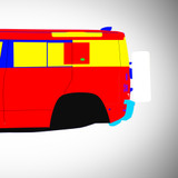 Land Rover Defender 110 2020-2025 - Full Car template | Mask