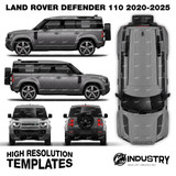 Land Rover Defender 110 2020-2025 - Full Car template | Matt