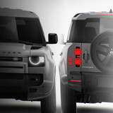 Land Rover Defender 110 2020-2025 - Full Car template | Front and Rear