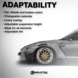 Nissan GT-R R35 Liberty Walk Type 2 2007-2025 - Full Car template | Adaptability