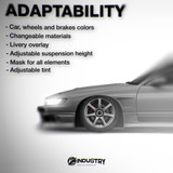 Nissan Silvia S13 Origin Labo Stream Line 1988-1998 - Full Car template | Adaptability