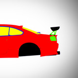 Nissan Silvia S15 Origin Labo Aggressive Line 1999-2002 - Full Car template | Mask