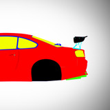 Nissan Silvia S15 Vertex 1999-2002 - Full Car template | Mask