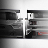Ford Mustang Super V8 2019 - Full Car template | Front and Rear