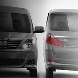 Toyota Alphard 2012 - Full Car template | Front and Rear