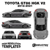 Toyota GT86 HGK V2 2012-2021 - Full Car template