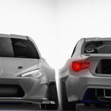Toyota GT86 HGK V2 2012-2021 - Full Car template | Front and Rear