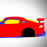 Toyota Supra A90 GT4 2019-2025 - Full Car template | Mask