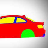 BMW 1M E82 2011-2012 - Side Car template | Mask