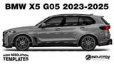 BMW X5 G05 2023-2025 - Side Car template