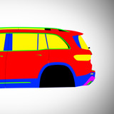 Mercedes-Benz GLB 2019-2023 - Side Car template | Mask