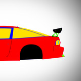 Nissan 180sx Origin Labo Aggressive Line 1988-1998 - Side Car template | Mask