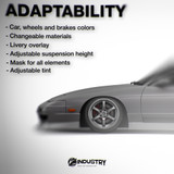 Nissan 180sx Uras Type 4 1988-1998 - Side Car template | Adaptability