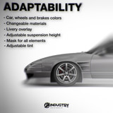Nissan Silvia S13 Onevia Origin Labo Aggressive Line 1988-1998 - Side Car template | Adaptability