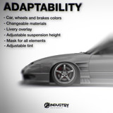 Nissan Silvia S13 Onevia Origin Labo Racing Line 1988-1998 - Side Car template | Adaptability
