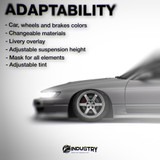 Nissan Silvia S13 Origin Labo Stylish Line 1988-1998 - Side Car template | Adaptability