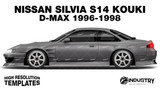 Nissan Silvia S14 Kouki D-Max 'Pawel Korpulinski' 1996-1998 - Side Car template | Matt