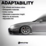 Nissan Silvia S14 Kouki Street 1996-1998 - Side Car template | Adaptability