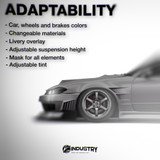 Nissan Silvia S15 Origin Labo Raijin 1999-2002 - Side Car template | Adaptability