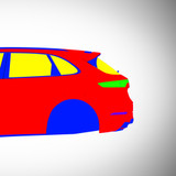 Porsche Cayenne GTS E3 2018-2023 - Side Car template | Mask