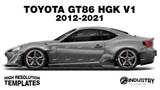 Toyota GT86 HGK V1 2012-2021 - Side Car template
