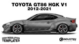 Toyota GT86 HGK V1 2012-2021 - Side Car template