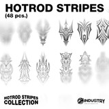 Hotrod Stripes (48 pcs.) - Graphic Resources | CM Industry