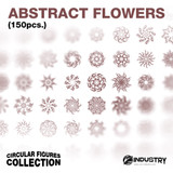 Abstract Flowers (150 pcs.) - Graphic Resources