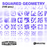 Squared Geometry Figures (100 pcs.) - Graphic Resources | CM Industry
