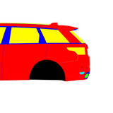 Land Rover Range Rover SVR 2018-2022 - Full Car template | Mask