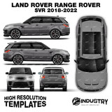 Land Rover Range Rover SVR 2018-2022 - Full Car template | Glossy