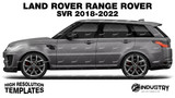 Land Rover Range Rover SVR 2018-2022 - Side Car template | Matt