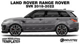 Land Rover Range Rover SVR 2018-2022 - Side Car template | Glossy