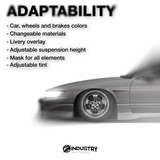 Nissan Silvia S13 Uras Type S 1988-1998 - Side Car template | Adaptability