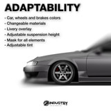 Nissan Silvia S14 Kouki J Blood 1996-1998 - Side Car template | Adaptability