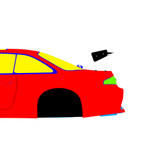 Nissan Silvia S14 Zenki BN Sports V1 1993-1996 - Full Car template | Mask