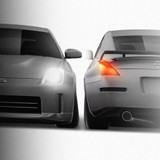Nissan 350z 2002-2009 - Full Car template | Front and Rear