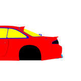 Nissan Silvia S14 Zenki BN Sports V2 1993-1996 - Full Car template | Mask