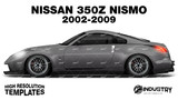 Nissan 350z Nismo 2002-2009 - Side Car template | Matt