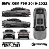 BMW X6 F96 2019-2022 - Full Car template | Matt