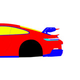 Porsche 911 (992) GT3 2021-2025 - Side Car template | Mask