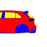 Mercedes-Benz A45S AMG 2019-2025 - Full Car template