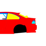 BMW E46 Coupe 2F Perfomance - Side Car template | Mask