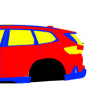 BMW IX1 U11 2022-2025 - Full Car template | Mask