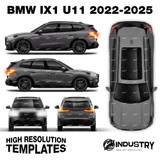 BMW IX1 U11 2022-2025 - Full Car template | Glossy