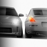 Nissan 350z (no spoiler) 2002-2009 - Full Car template | Front and Rear