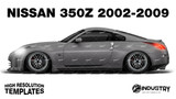 Nissan 350z (no spoiler) 2002-2009 - Side Car template | Matt
