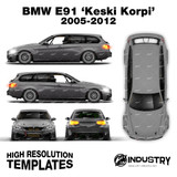 BMW E91 'Keski Korpi' Drift Spec 2005-2012 - Full Car template